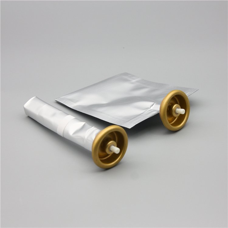 50ml化妆用品类二元阀袋 金色铝杯 型号II