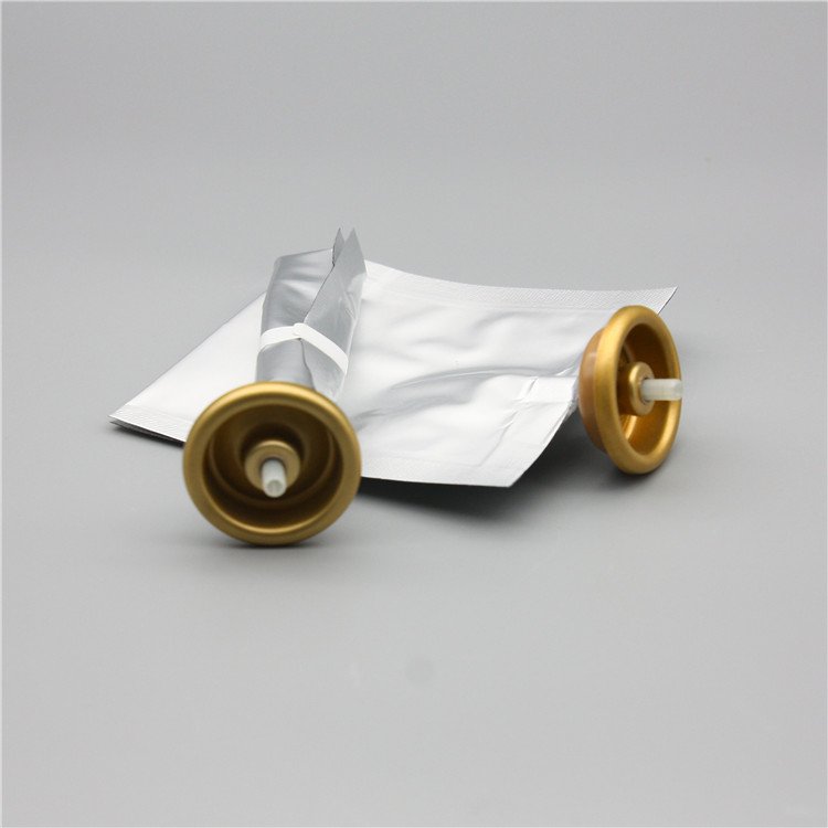 50ml化妆用品类二元阀袋 金色铝杯 型号I