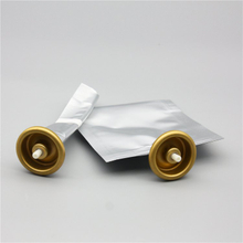 50ml化妆用品类二元阀袋 金色铝杯 型号II